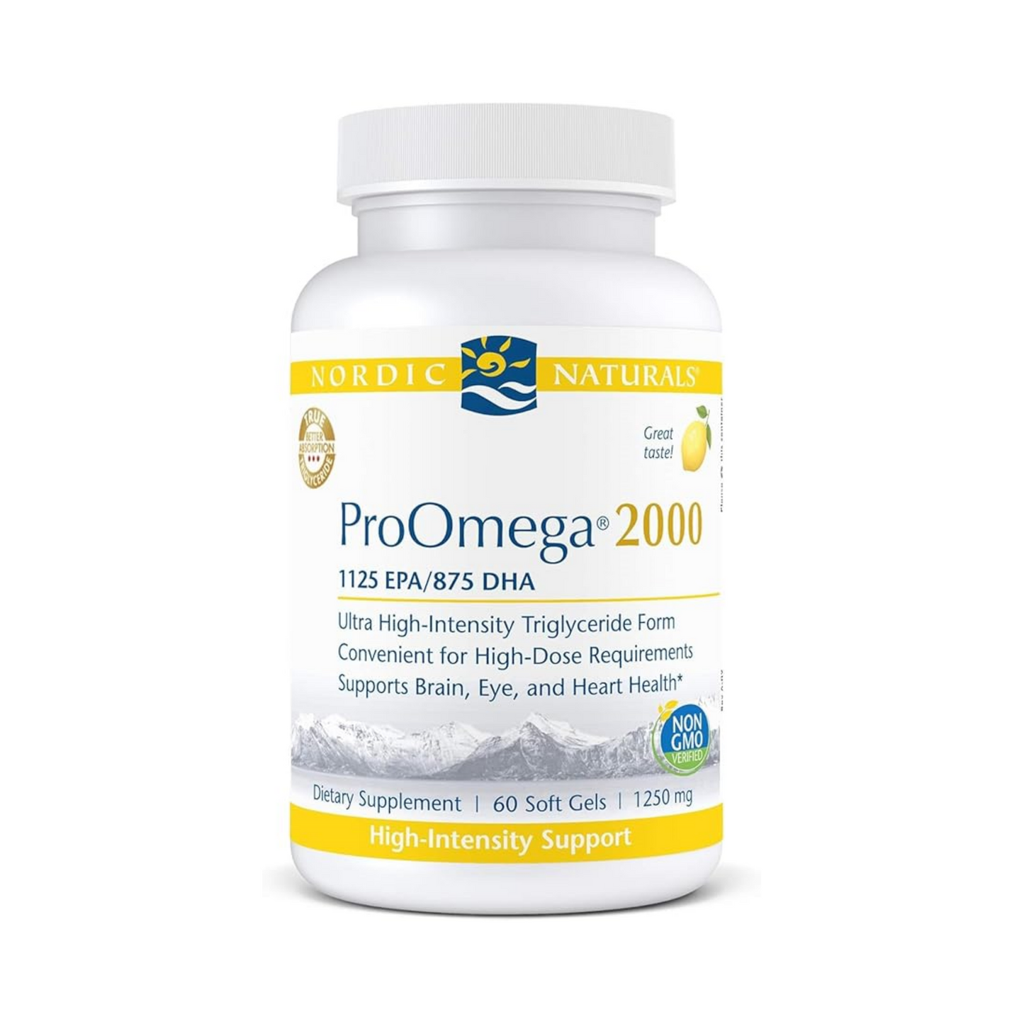 Nordic Naturals ProOmega 2000, Lemon Flavor,  2150 mg Omega-3