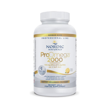 Nordic Naturals ProOmega 2000, Lemon Flavor,  2150 mg Omega-3